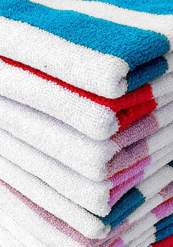 Image of Space Fly Cabana Cotton Hand Towel Soft, 500 GSM, 11 X 17 Inches | Quick Dry, Small Size Travel Friendly Towel for Home & Kitchen Use Hand Towel Set of 1