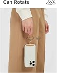 Tablier en métal de téléphone, patch de lanyard, support de téléphone et d'attache, porte-clés de téléphone (or-T)