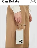 Vista 3 de project-cb Lengüeta de metal para teléfono, parche de cordón, llavero de soporte para teléfono, soporte para anillo, lengüeta de correa