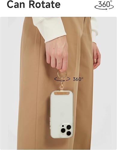 Miniatura 3 de project-cb Lengüeta de metal para teléfono, parche de cordón, llavero de soporte para teléfono, soporte para anillo, lengüeta de correa