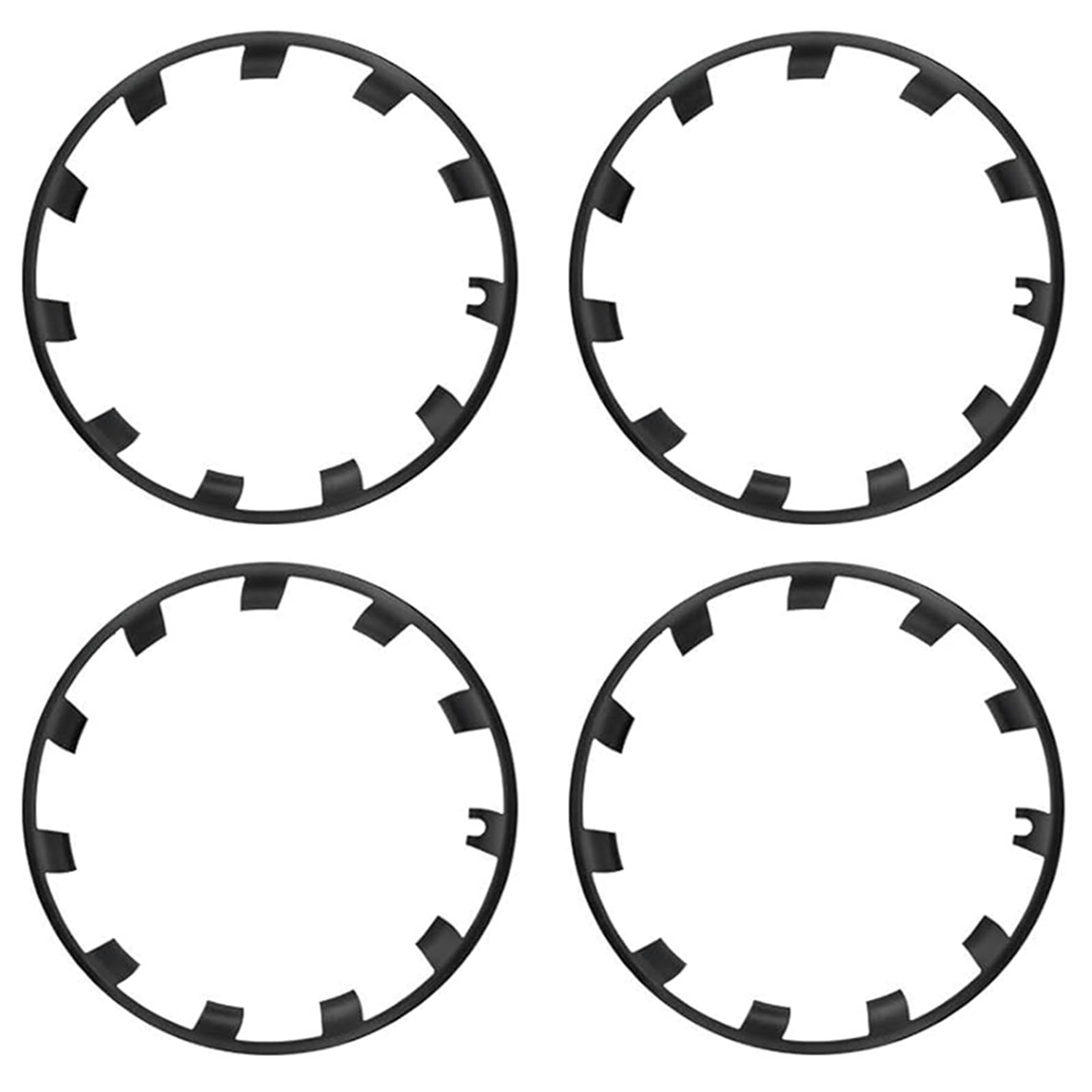 for Tesla Model Y 21 Inch Wheel Rim Protector Hubcaps Uberturbine Wheels Rim Cover Tire Trim Rings Matte Black 4Pcs Model Y Accessories