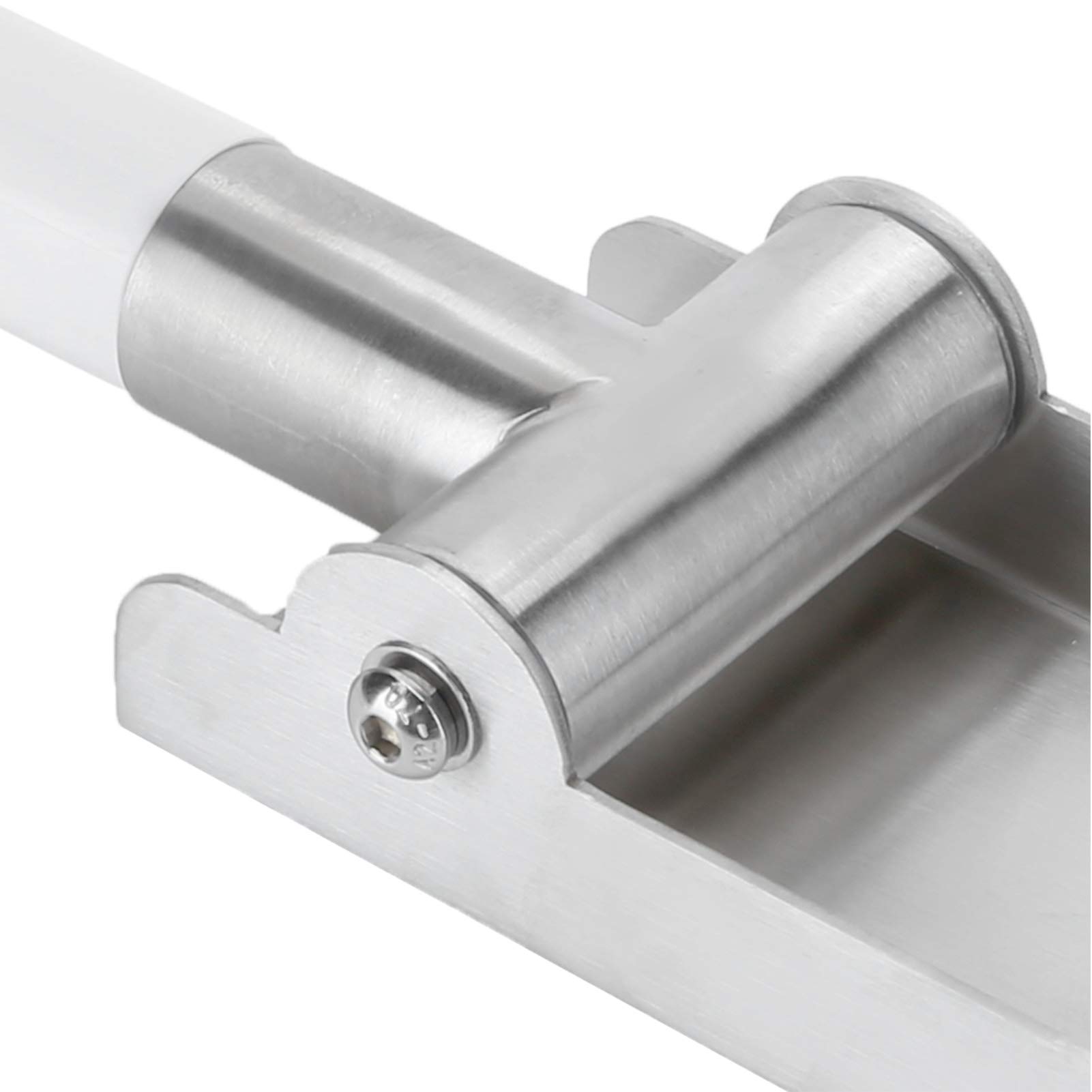 Pasamanos de Seguridad para Ducha Barra de Agarre Antideslizante para Discapacitados Fabricada en Acero Inoxidable Resistente Al óxido 60x20x10cm