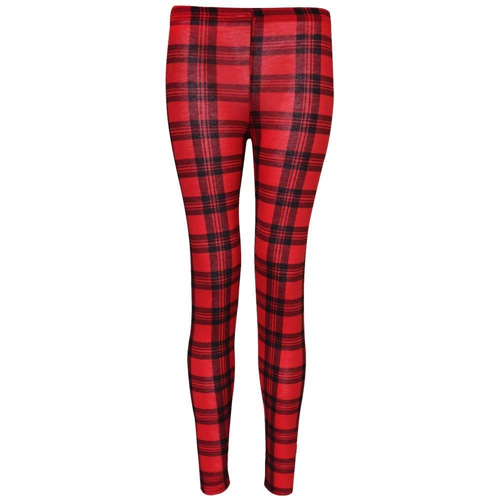 Pantalones de cuadros de tartán para looks urbanos de mujer 2