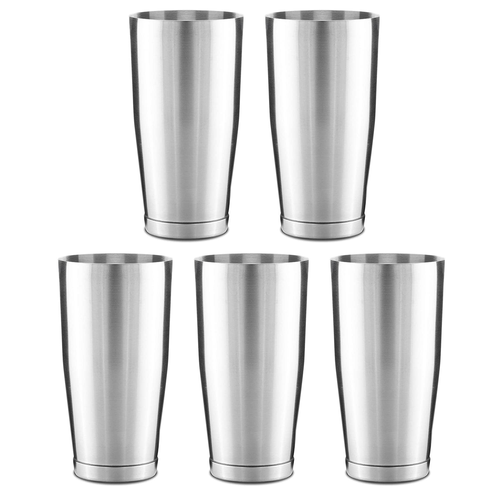 Set di 5 shaker premium per cocktail shaker Pro Boston Shaker Shaker in acciaio 304