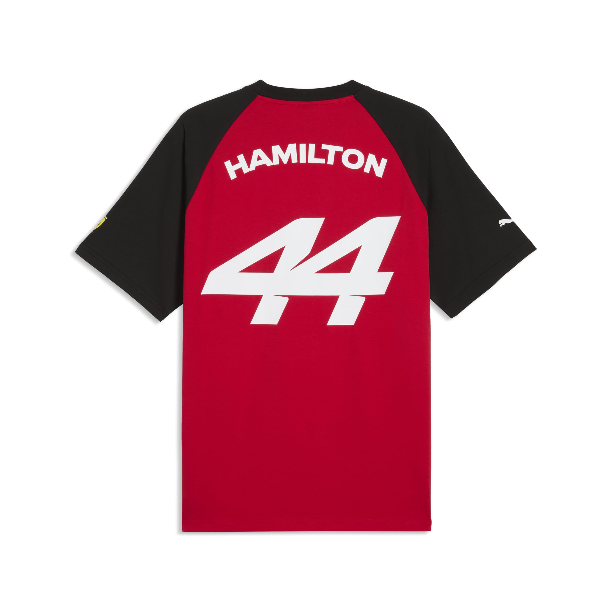 PUMA Scuderia Ferrari F1 T-Shirt Driver Uomo Lewis Hamilton - Rosso
