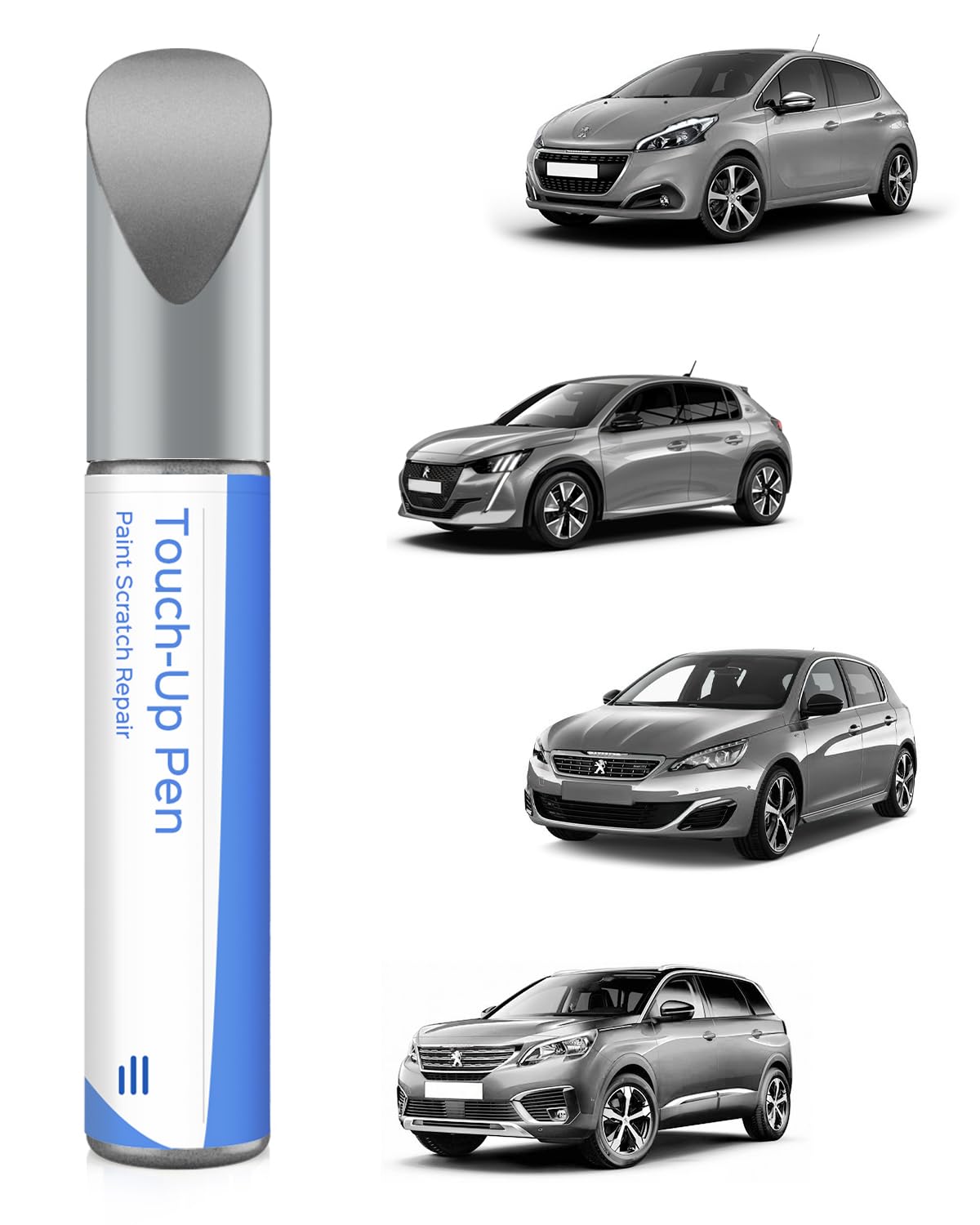 Pintura de retoque EVL Gris Platinium para Peugeot Exact Match - Reparación de arañazos y desconchones — view 14