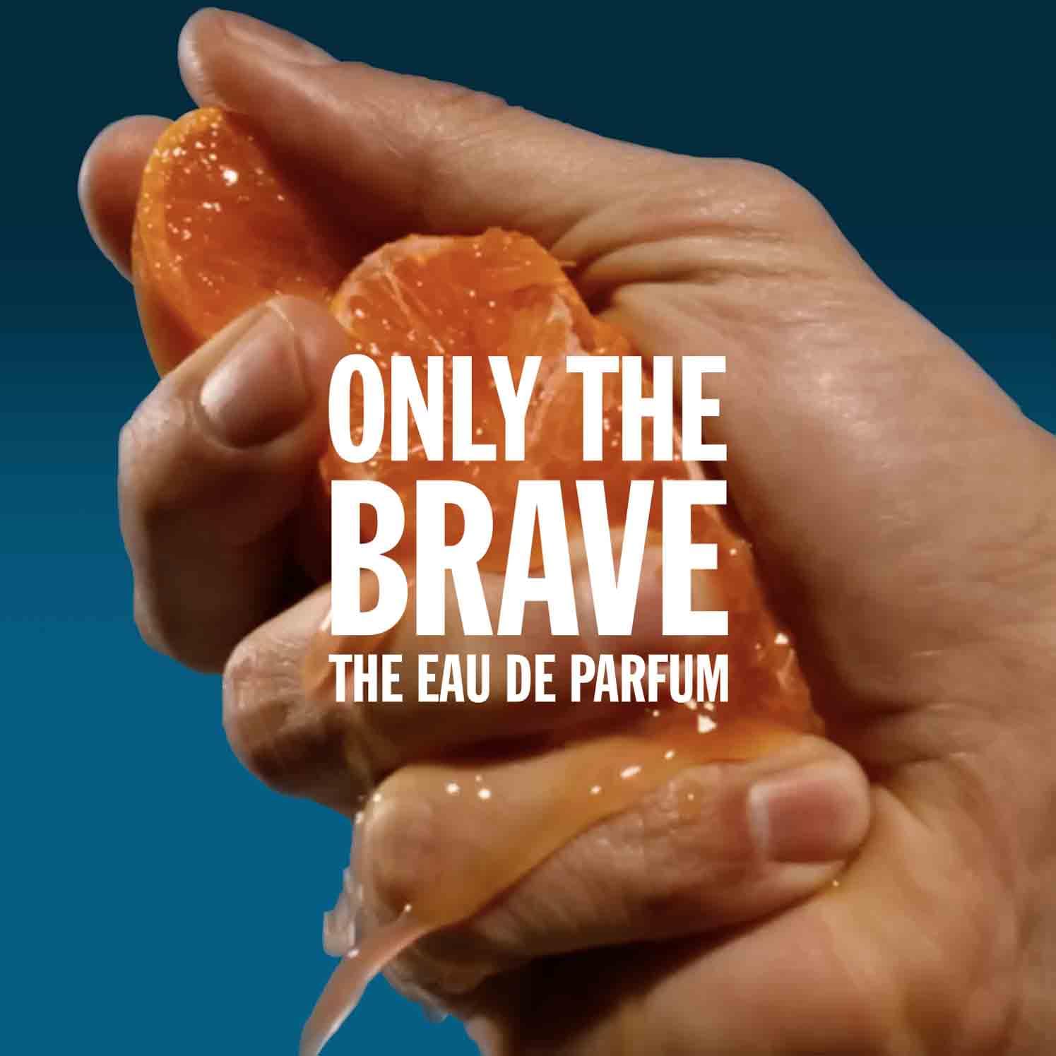 Diesel Only The Brave Eau de Parfum Uomo, Profumo Uomo Intenso e Persistente, Fragranza Energizzante, Note di Mandarino, Salvia Sclarea e Cuoio, A Lunga Durata, Profumo di Lusso per Uomo