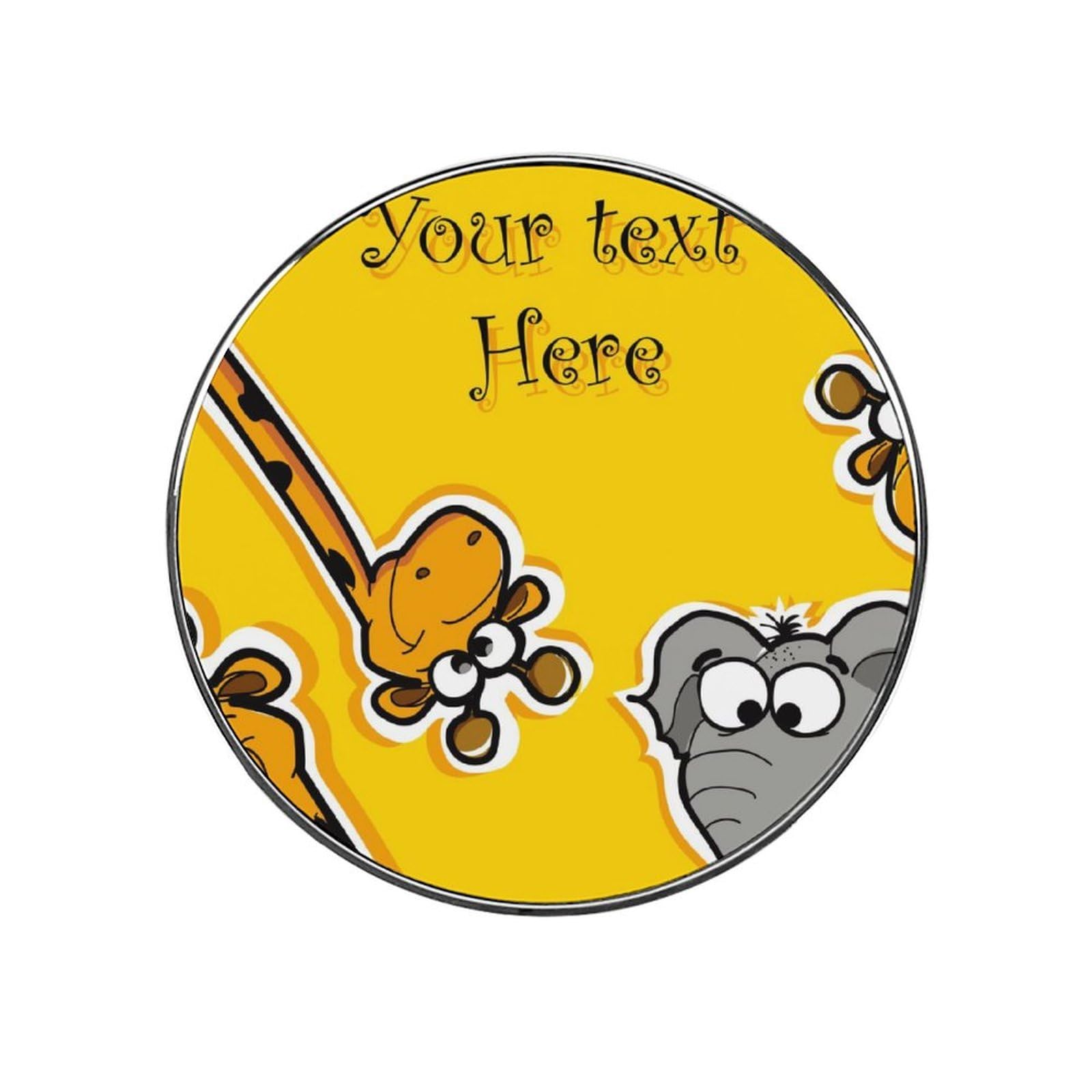 Elephant Giraffe Alloy Fridge Magnet For Office Cabinet Refrigerator Whiteboard Photo