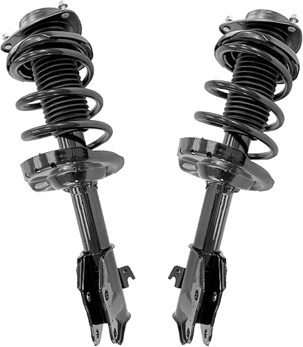 Miniatura 28 de Detroit Axle - Par de puntales traseros para Hyundai Accent 2000-2005, 2 puntales listos con montaje de resorte helicoidal 2001 2002 2003 2004