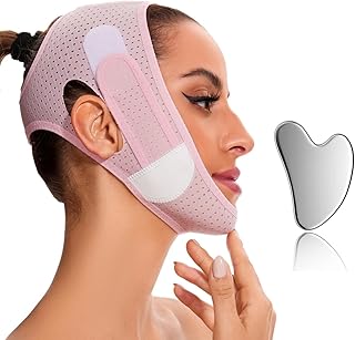 Correa de barbilla en forma de V para mujer, ...