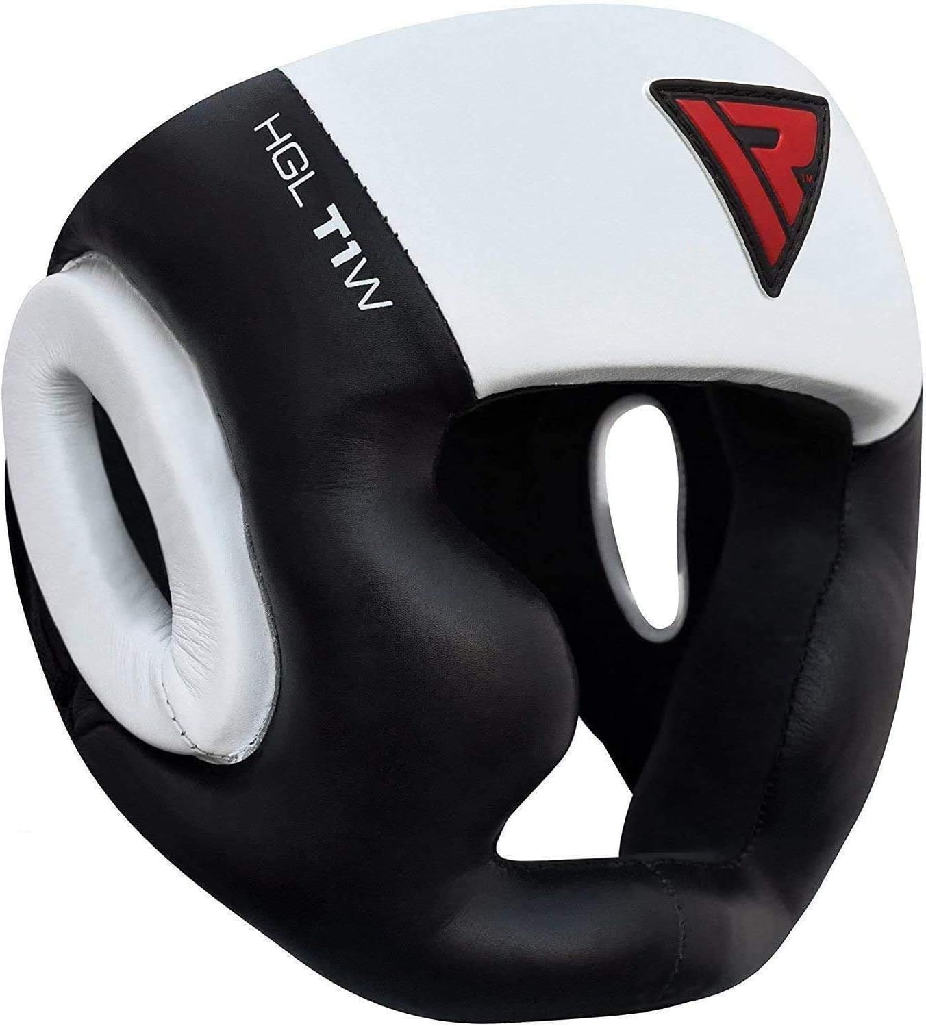 RDX Headguard Cow Hide Leather Boxing MMA Headgear UFC Head Guard Sparring Helmet Protector Fighting (CE Certified Approved by SATRA)