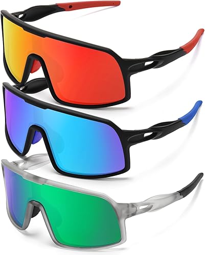 Miniatura 12 de Gafas de sol deportivas polarizadas para hombres y mujeres, gafas de ciclismo con protección UV, para bicicleta de montaña, correr, pesca