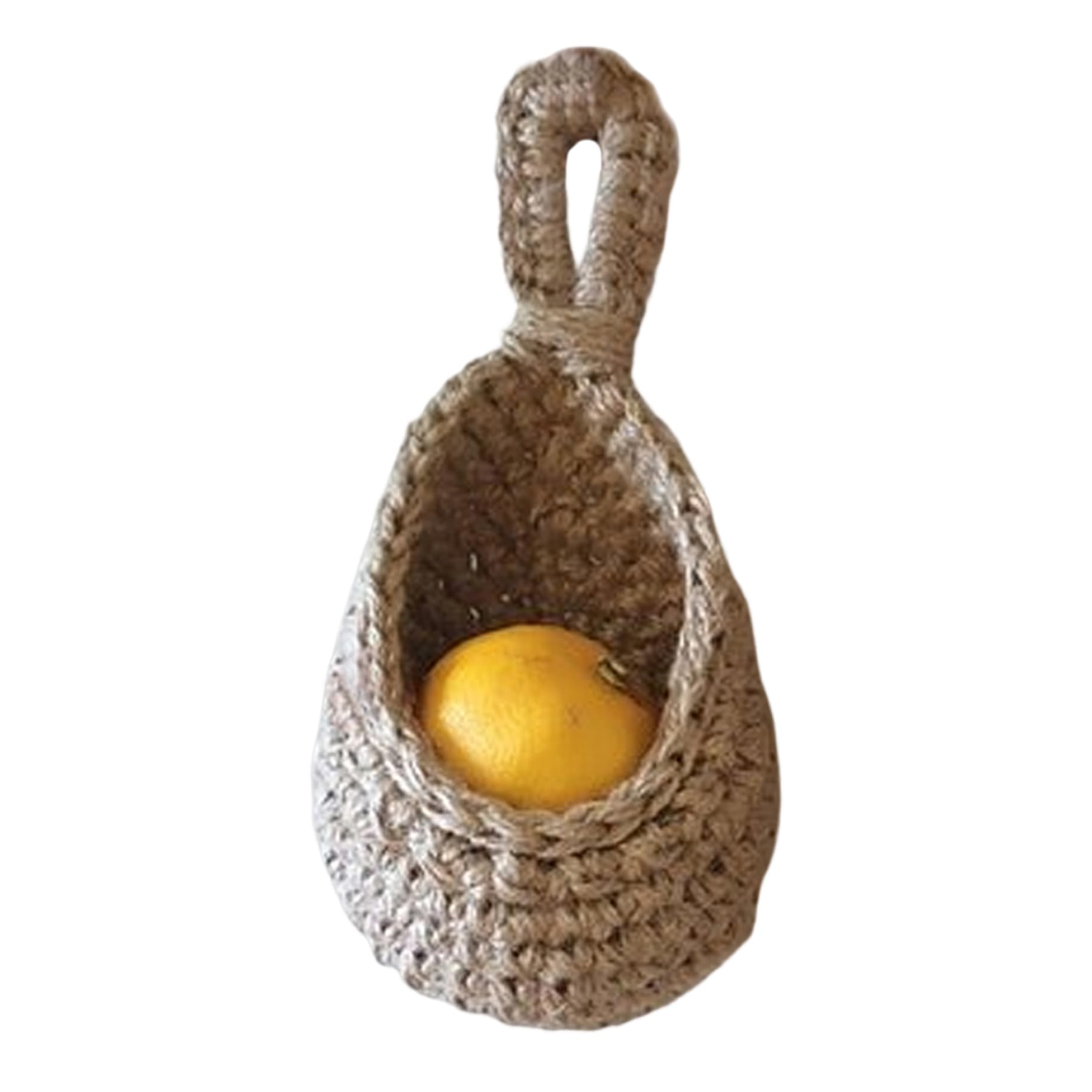 CAKEEYUM Hanging Wall Basket Jute Storage Basket Vegetable Fruit Baskets for Kitchen Restaurant Vegetable Planters Style 1 Hanging Wall Baskets Fruit Wicker Hangi