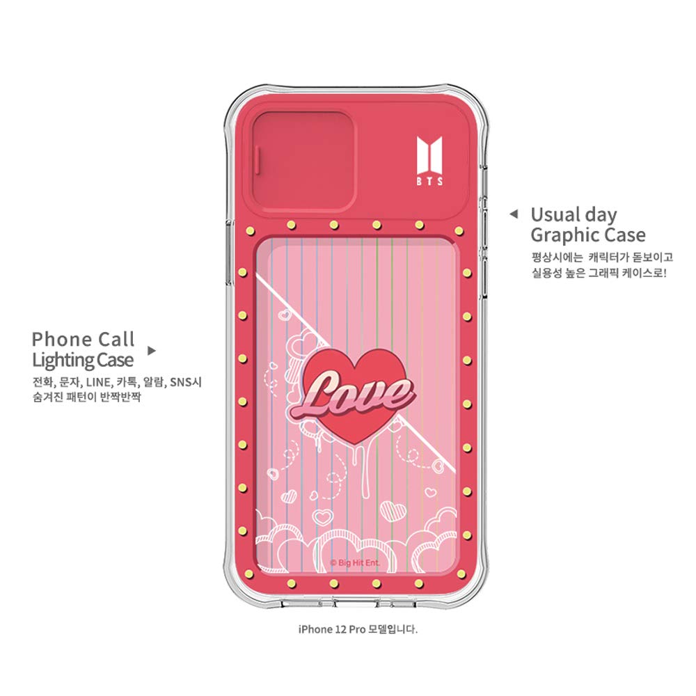 iPhone 12/ 12 pro ケース BTS 防弾少年団 ブラック レア BTS 公式グッズ TinyTAN フィギュアミラー iPhone12 12Pro JIMIN