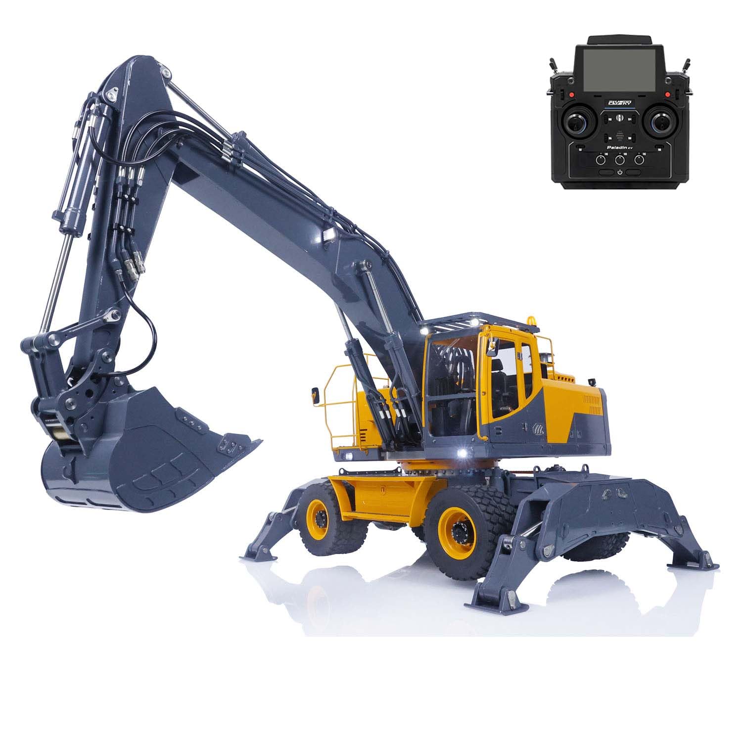 TOUCAN RC HOBBY LESU 1/14 échelle Aoue ET26L Pelle hydraulique RC en métal modèle pelleteuse radiocommandée