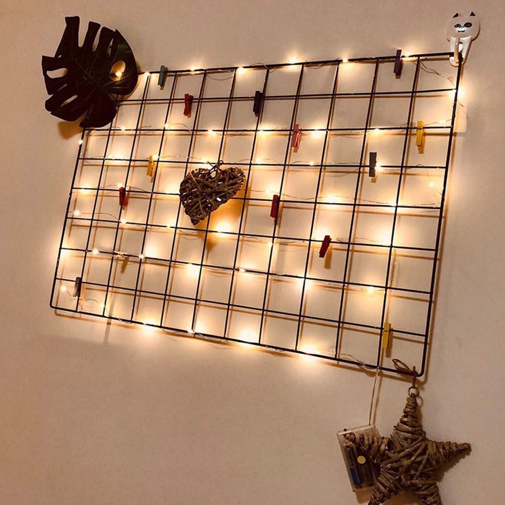 Luci Natalizie,Luci LED da Fata,Luci stellate a Corde Impermeabili Bianco Caldo su Filo di Rame,luci lucciole per Interni Natalizi Esterni Decorativi,10M100LED