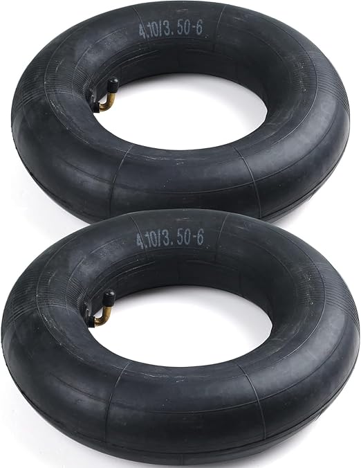 4.10/3.506 2/Pack tire Inner Tubes With Bent Metal Valve