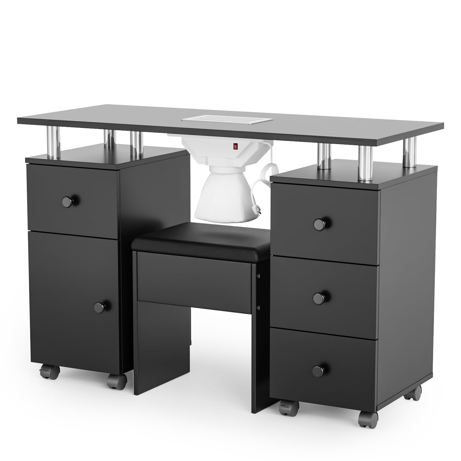 OmySalon Nail Desk and Chair Set - manicure tables | Mubboo