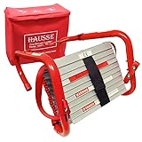 Hausse Retractable 3 Story Fire Escape Ladder, 25 Feet 25ft