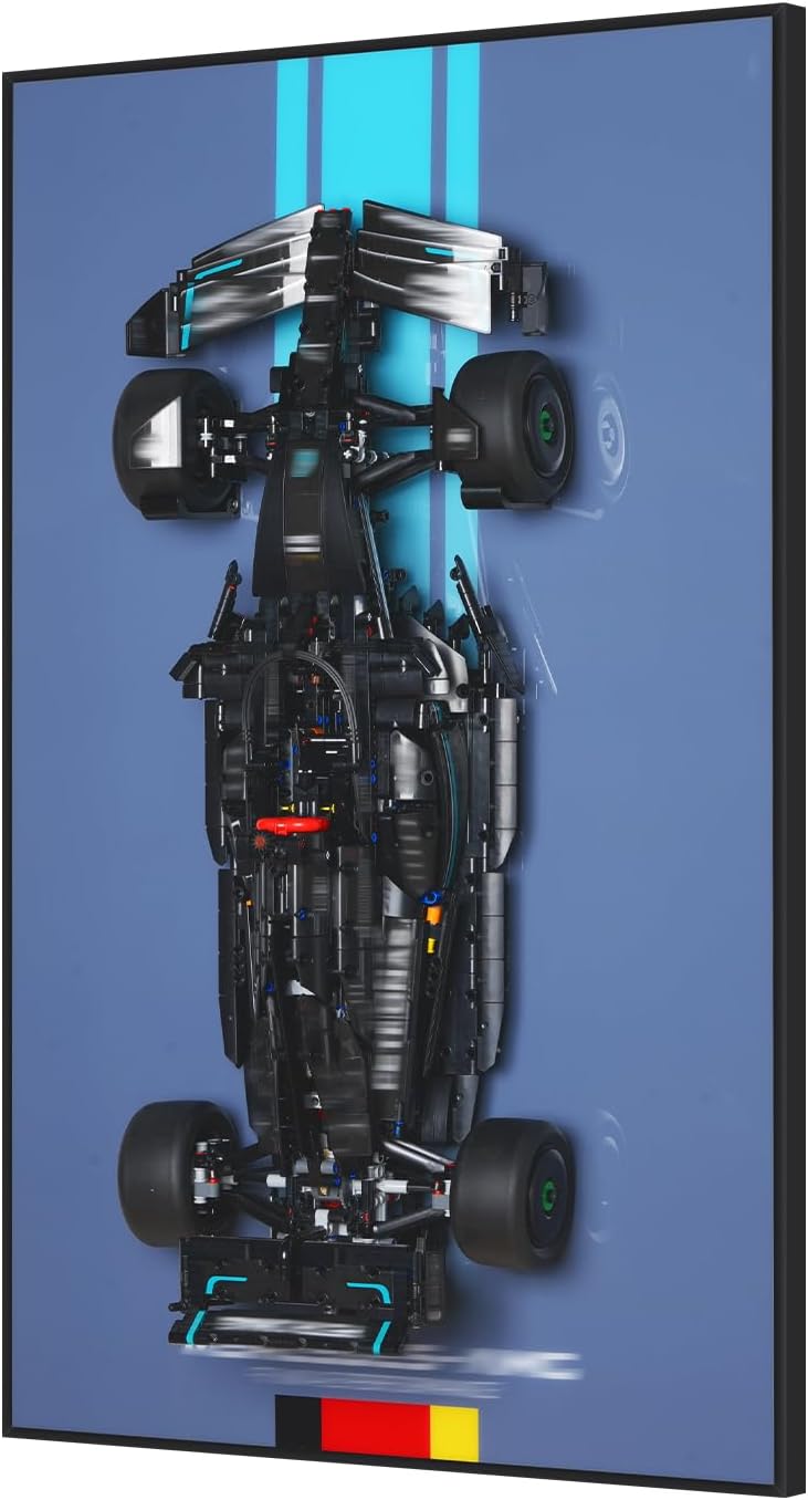 Wall Display Board for Lego Technic Mercedes-AMG 42171 Race Car – Collector Edition Showcase with Sleek Gradient Surface | Modern Wall-Mount Art for Home or Office (Board Only, 32"x20")