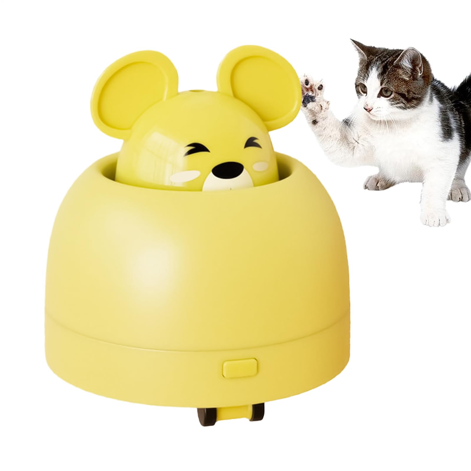Jouet pour chat stimulant avec souris tactile rechargeable pour l'exercice intérieur