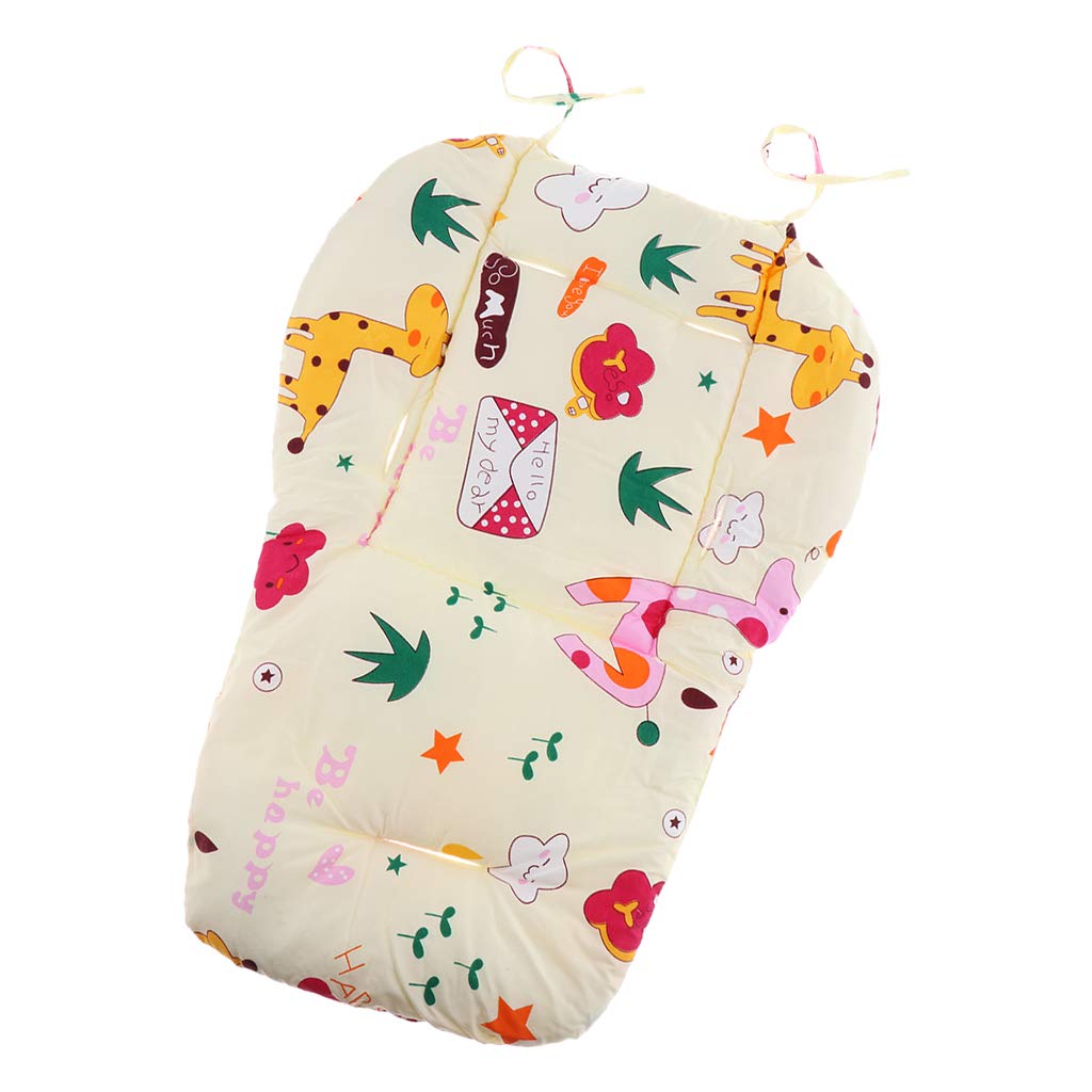 Baby Stroller High Chair Seat Cushion Liner Mat Pad Cover Protector Giraffe-image-31