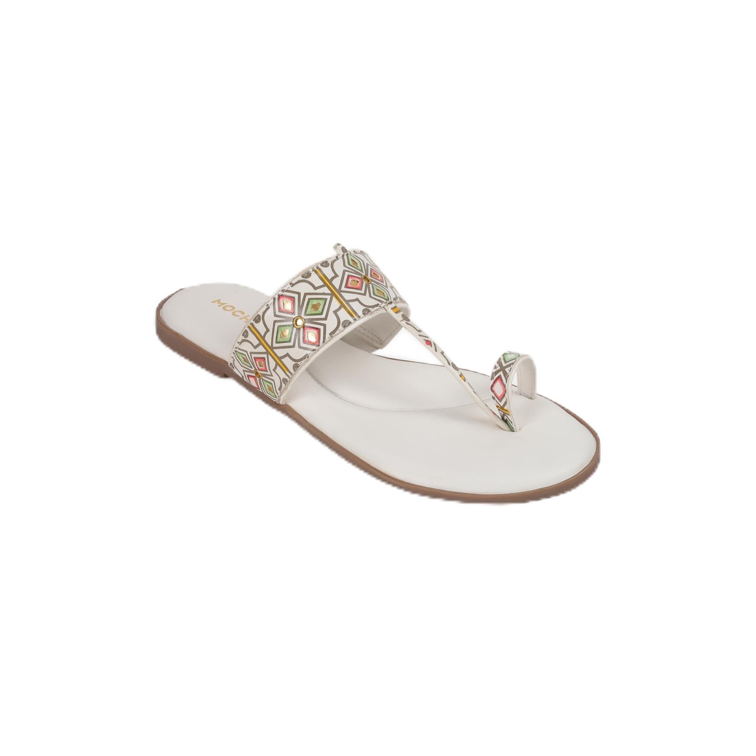 mochi Embrace simplicity with our Casual - Slippers in a versatile White tone, designed with soft SYNTHETIC lining and durable Synthetic material. Perfect for your Standard these promise lightweight ease-picture-56