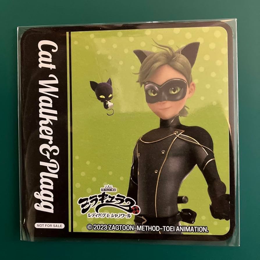 ミラキュラス きゃらドリ コースター アドリアン キャットウォーカー ジュレカ ミラキュラス きゃらドリ コースター アドリアン キャット