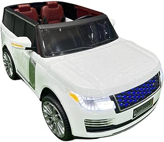 Generic Range Rover Electric Ride On Car - White - Fits Up To 10 Years
