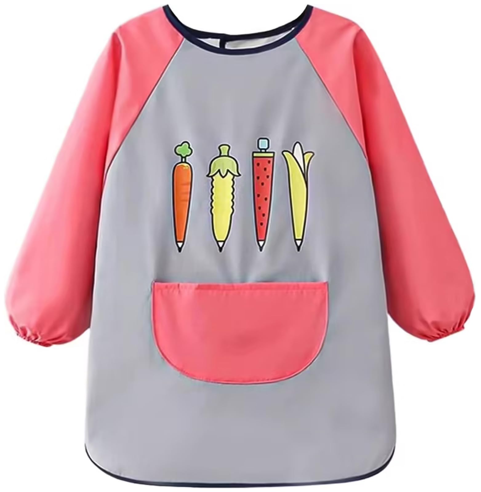 LIMHOO Kinder Kunst Smock mit Langen ?rmeln Kinder Wasserdichte Handwerk Malerei Schürze Kleinkind Graffiti Schürzen