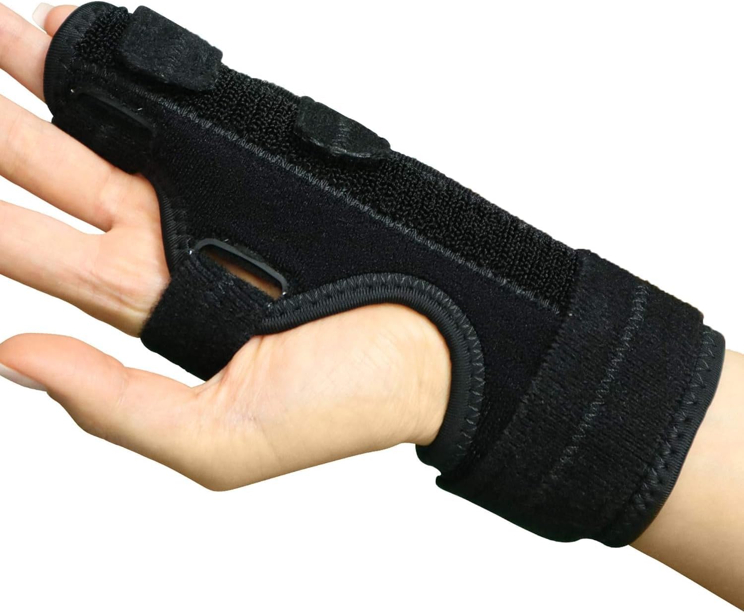 Generic.Metacarpal finger splint, Boxer Fracture Splint - 4th or 5th Metacarpal Splint Hand and Finger Brace - Broken Fingers, Wrist, Pinky and Hand Immobilizer - One size