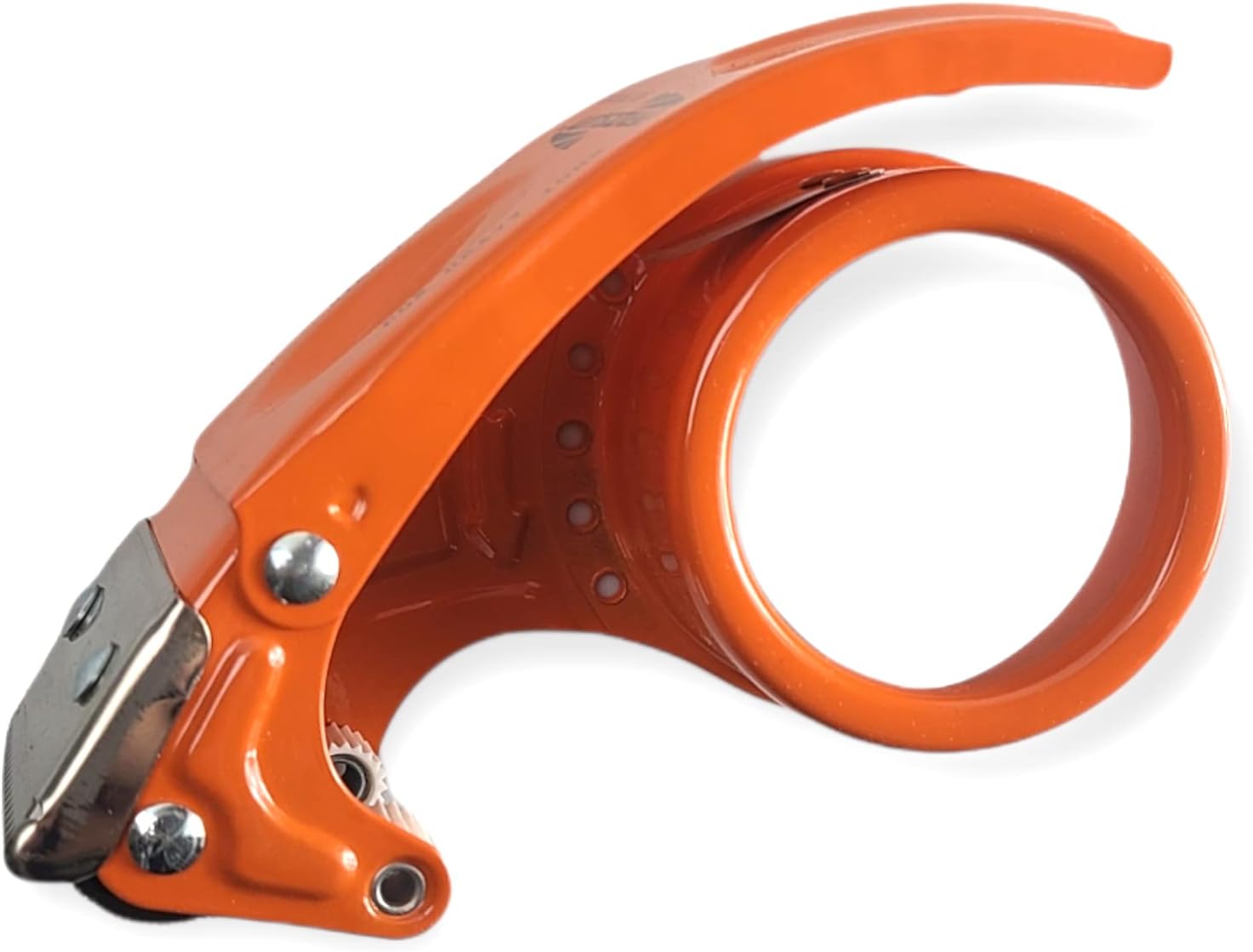 Heavy Duty Metal Handheld 2" Inch Tape Gun Dispenser - Packing, Packaging, Sealing, with Cutter & Reverse Stopper (Tape Not Included) (1 Pack Orange) : Office Products