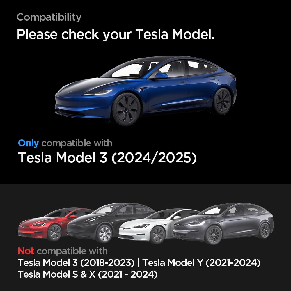 Spigen Glas.tR EZ Fit Anti Glare Tempered Glass Screen Protector for Tesla Model 3(2026-2024) 15.4" - Image 2