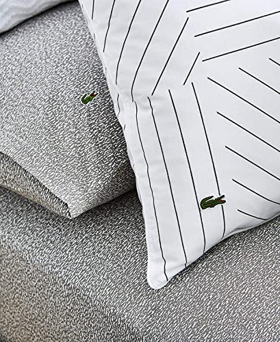 Image of Lacoste Camo Sheet Set, Twin, Gray