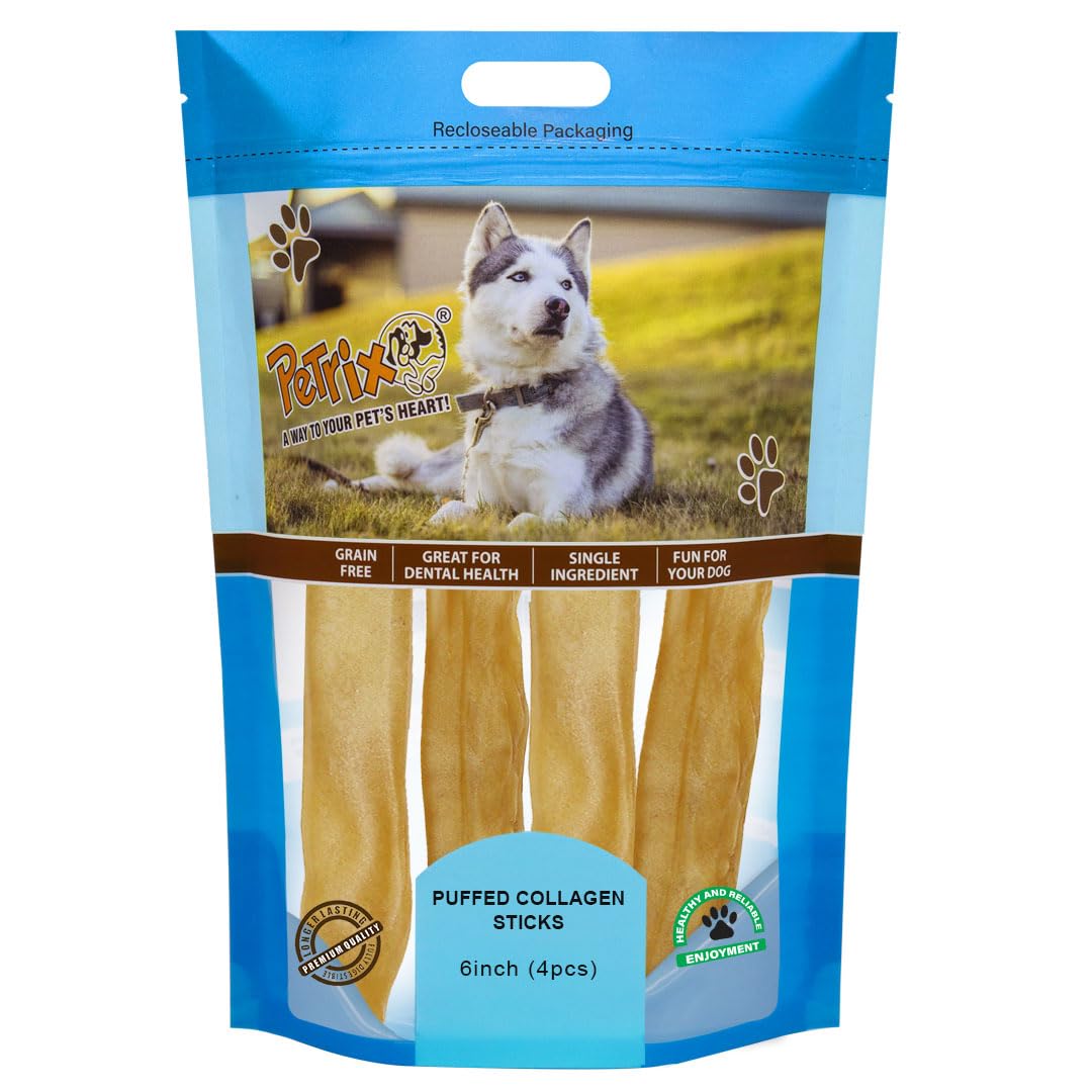 See full amazon price history chart for Petrix Puffed Collagen Sticks 6 inch Dog Chew Sticks Treats- 4 Pcs, Single Ingredient, Low Odor & Long Lasting Alternative to Rawhide Petrix Puffed Collagen Sticks 6 inch Dog Chew Sticks Treats- 4 Pcs, Single Ingredient, Low Odor & Long Lasting Alternative to Rawhide (B0CGTXBYY4) Amazon Price History, Amazon Price Tracker