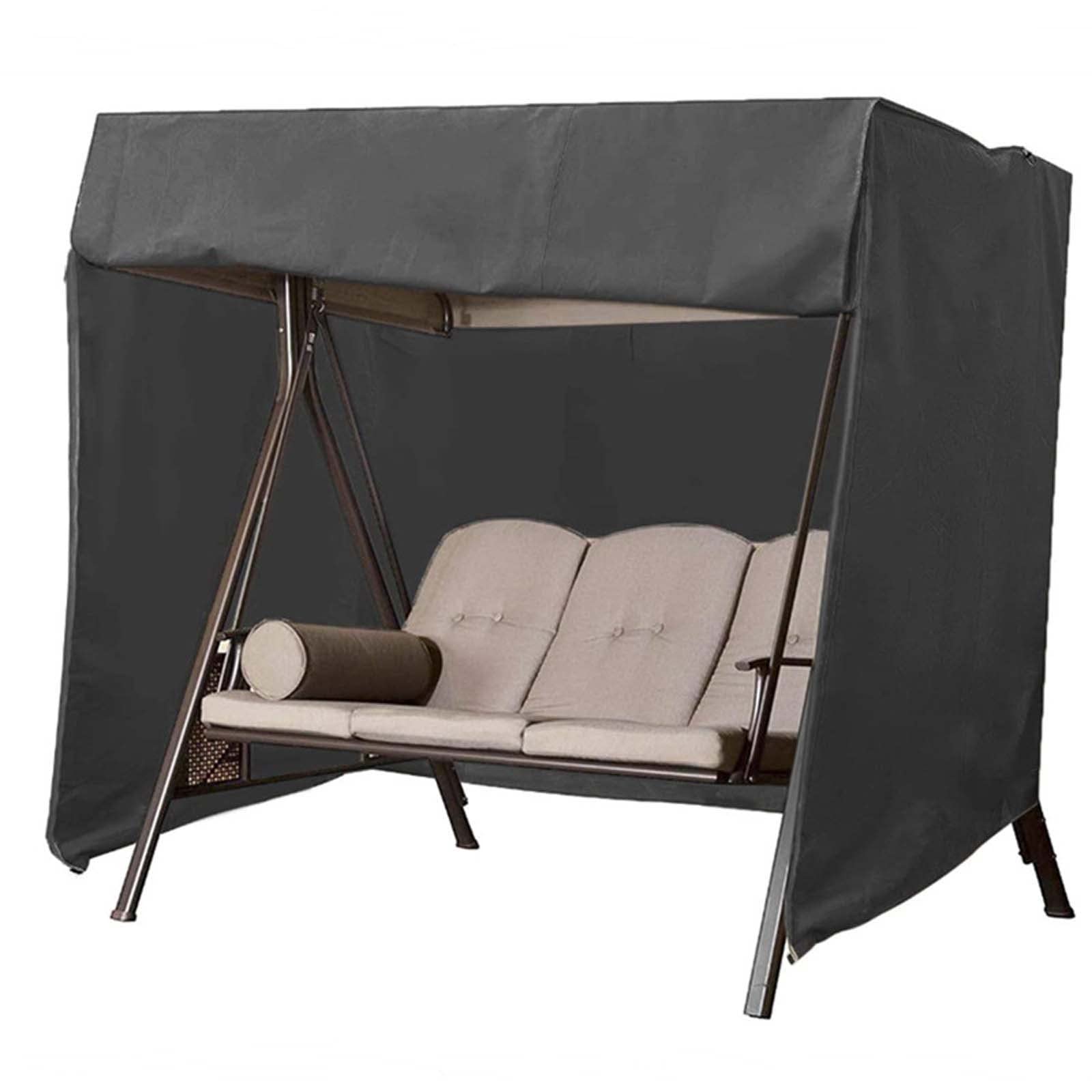 Remplacement de la canopée de chaise swing imperméable noire de jardin