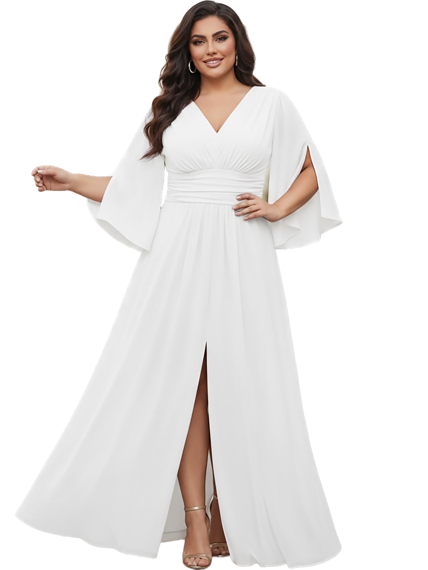 KOH KOH Womens Long Bridesmaid Semi Formal Wedding Guest Maxi Dress Gown
