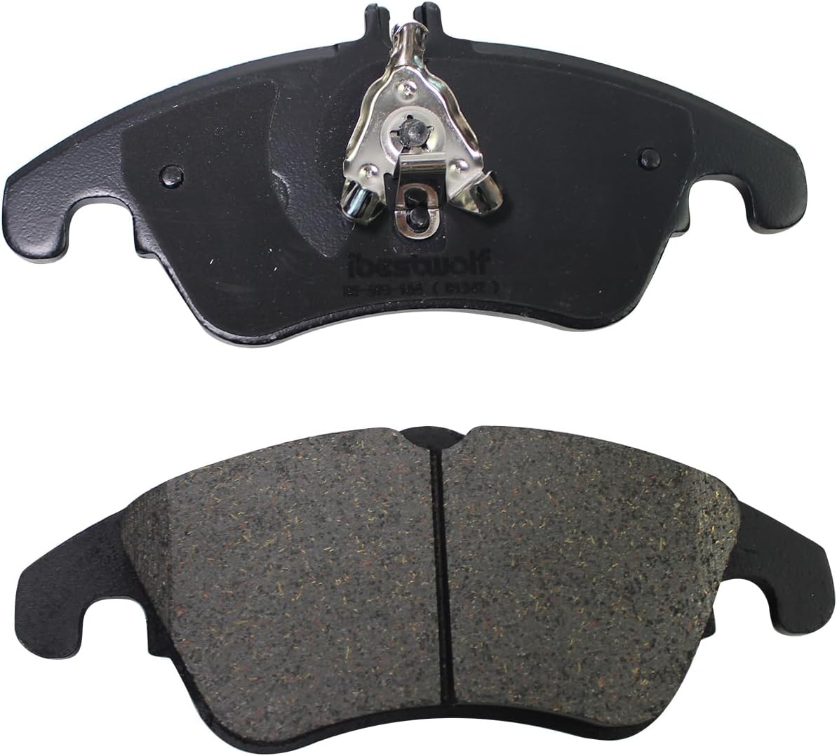 Front and Rear Ceramic Brake Pads for Select Mercedes-Benz C250 C300 C350 E350 E400 E550(Repalces POWER STOP 17-1342 17-1341 BOSCH BE1342H BE1341H)