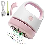 Luxiv Diamond Painting Tools for Drill Quicker Picker, Diamond Painting Accessories Tool for Sweep Spilled Diamonds Picker Vacuum Quicker Picker Organizer Spilled Drill with USB Charger, Brush (Pink)