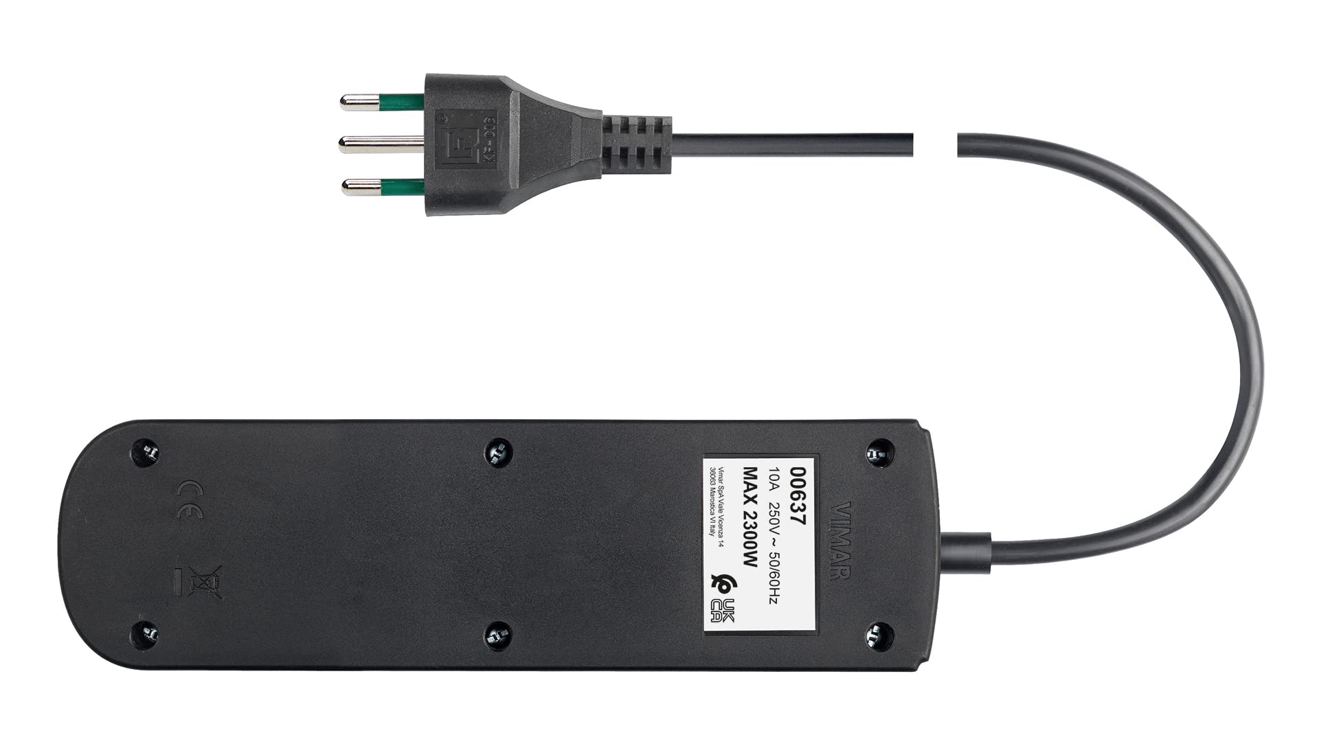 Presa Multipla Vimar Con Protezione Bimbi - 3 Uscite E Cavo 1,5 M - Foto 2