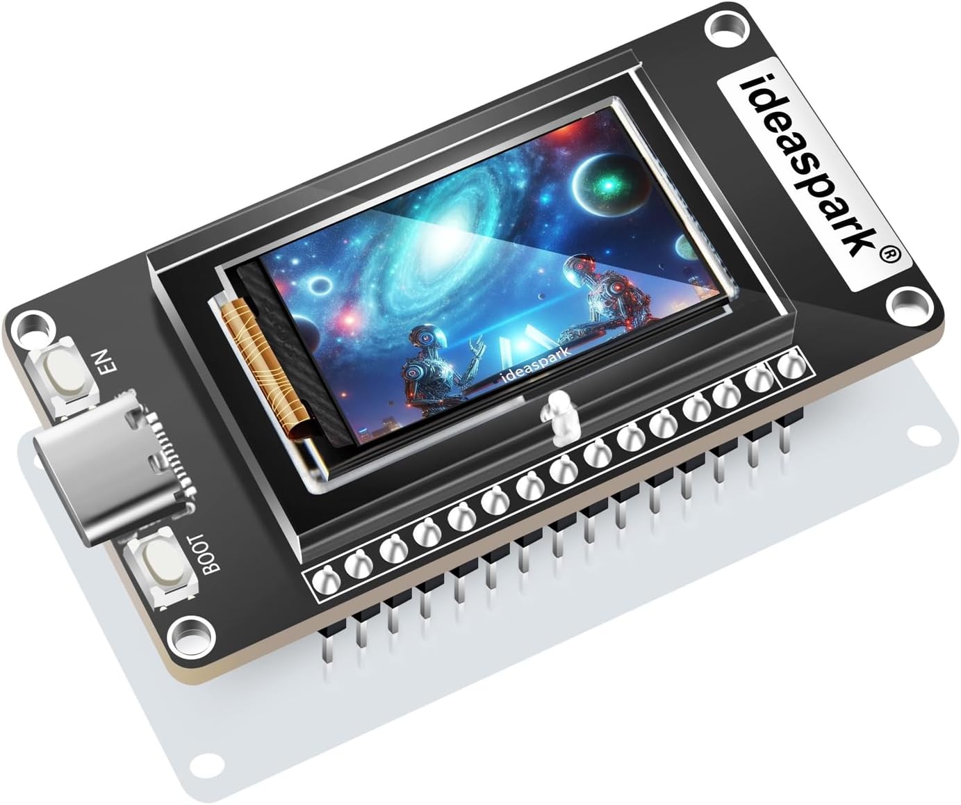 ESP32 Development Board Integrated 1.14 inch ST7789 135x240 TFT LCD Display,WiFi+BL Wireless Module,CH340 Driver USB Type-C for Arduino Micropython (ESP32 1.14 inch LCD(Solder PIN))