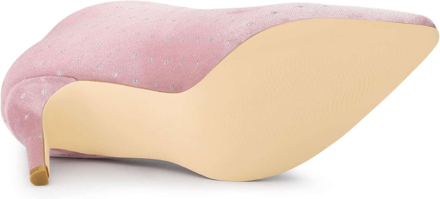 Allegra K Women's V Cutout Pointed Toe Heel Ankle Boots