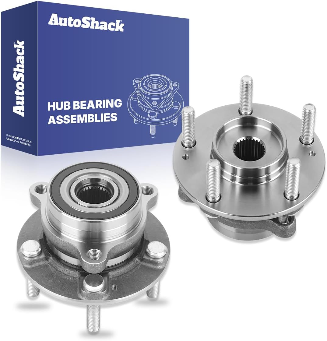 AutoShack Front or Rear Wheel Hub Bearing Assemblies Left & Right Without ABS Replacement for 2017-2023 Hyundai Elantra 2019-2022 Kia Forte 2018-2023 Hyundai Kona 2017-2024 Kia NIRO 2-PC Set
