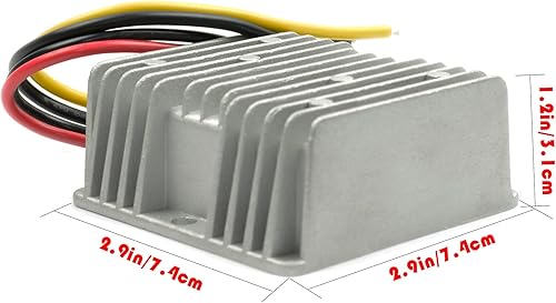 Miniatura 5 de Regulador de convertidor de voltaje CC 36V 48V reductor de voltaje a 12V 10A 120W, reductor de voltaje impermeable, módulo de fuente de alimentación