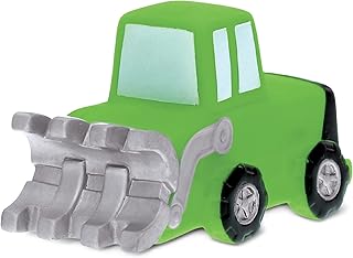 DolliBu Bulldozer Bath Buddy Squirter - Floating Green Tractor Rubber Bath Toy, Fun Water Squirting Bathtime Play For Toddlers, Construction Vehicle Toy For The Bathtub, Beach, & Pool for Girls & Boys