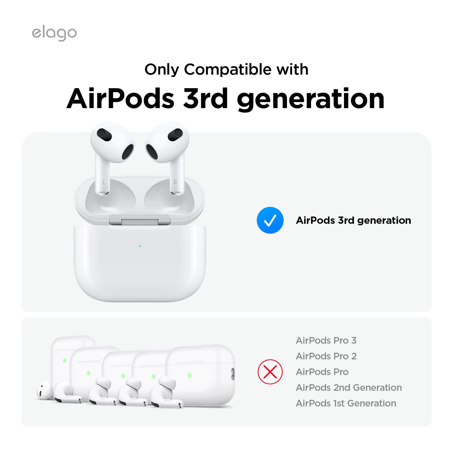 AirPods 3 + elago LIQUID HYBRID ブラック elago LIQUID HYBRID for AirPods 3 | すべての商品 | elago
