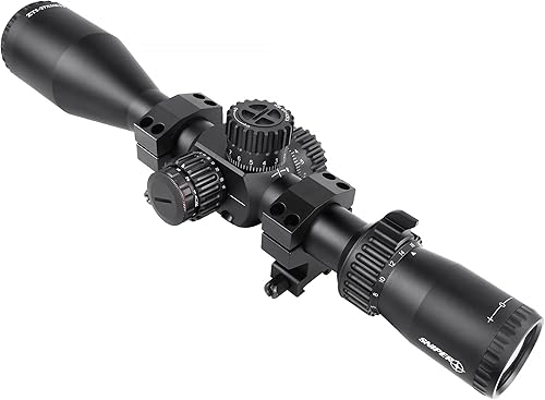 Sniper Rifle Alcance ZT 5-27x50 FFP Primer Plano Focal Alcance Lado Parallax Ajuste Vidrio Grabado Retícula Rojo Verde Iluminado con Montaje de