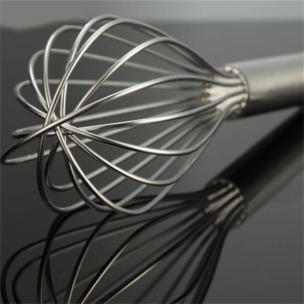ZHANGXIAO Varillas de batir,Acero Inoxidable Usado for Remover Cocina Herramientas for Hornear Globo Varillas de batir (tamaño : 42×9cm)