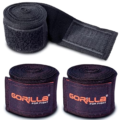 Faixa Protetora Protetora de Mao Boxe Bandagem Atadura Fita Esportiva Elástica Muay Thai Gorilla