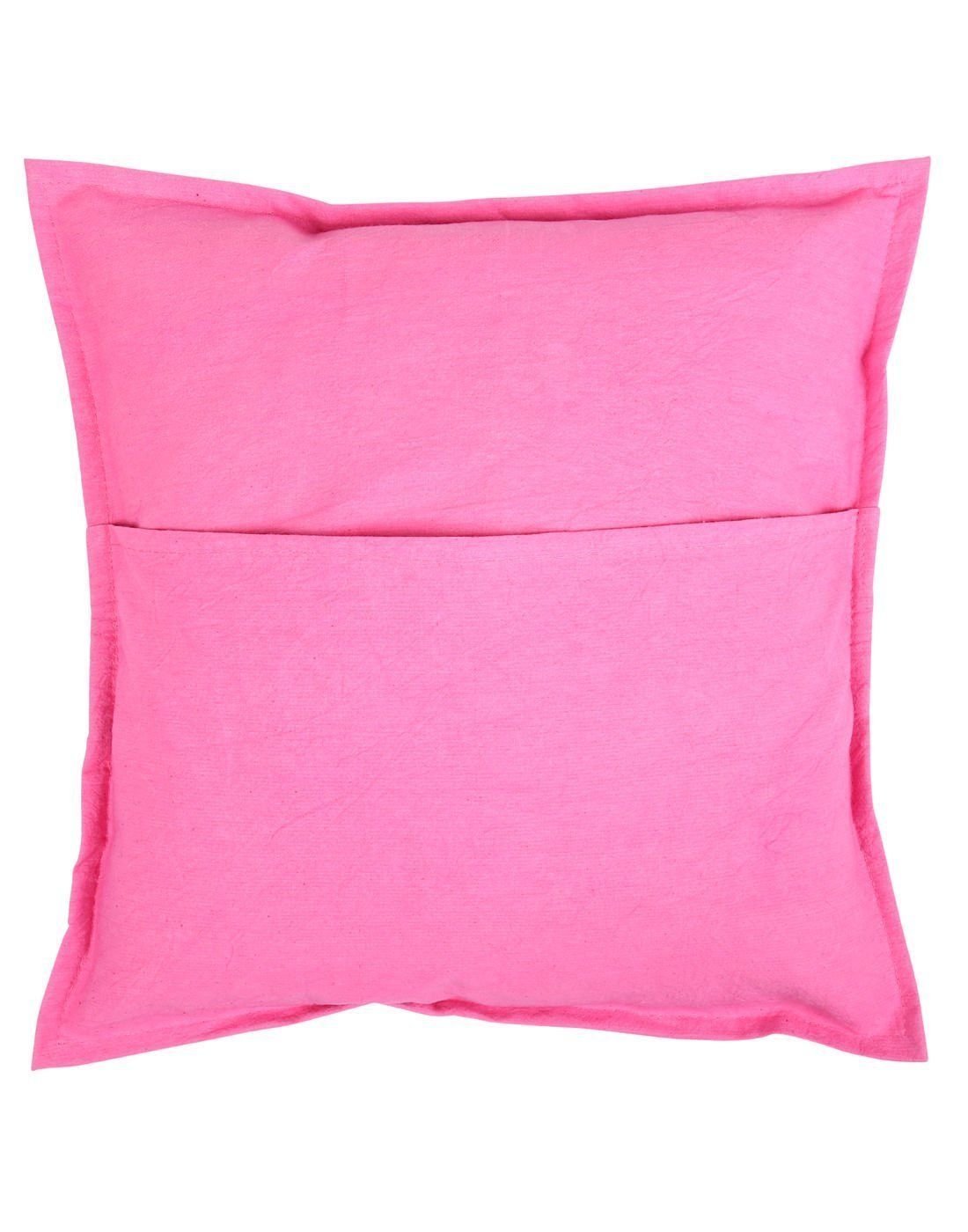 Oosters vloerkussen roze India - kwastjes - Merel in Wonderland